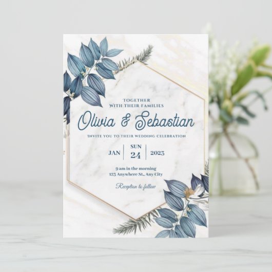 Licht grijs Oranje Aesthetisch Weddenschap Kaart (Staand voorkant)