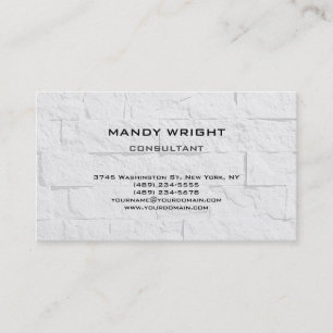 Licht grijs wand Eenvoudig aantrekkelijk stijlvol Visitekaartje