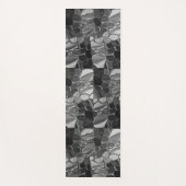 Licht grijze en donkere afgeronde vormen. yogamat (Voorkant)