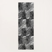 Licht grijze en donkere afgeronde vormen. yogamat (Achterkant)