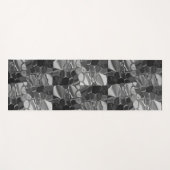 Licht grijze en donkere afgeronde vormen. yogamat (Voorkant (horizontaal))