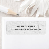 Licht Grijze Muur Creatief Professioneel Modern Etiket (Insitu)