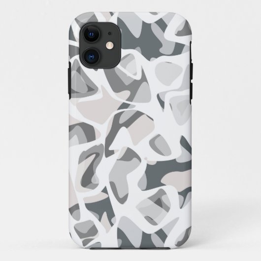 Licht grijze vlekken Abstract gevlekt patroon Case-Mate iPhone Case (Achterkant)