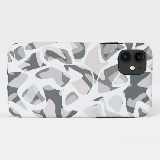 Licht grijze vlekken Abstract gevlekt patroon Case-Mate iPhone Case (Achterkant (horizontaal))