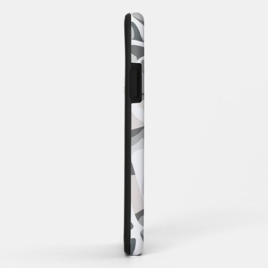 Licht grijze vlekken Abstract gevlekt patroon Case-Mate iPhone Case (Achterkant/rechts)