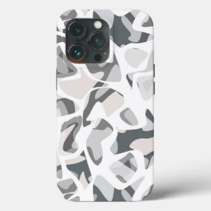 Licht grijze vlekken Abstract gevlekt patroon Case-Mate iPhone Case
