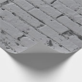Licht grijze wand van de Brick Cadeaupapier (Hoek)