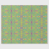 licht groen abstracte kunst indiase look spiegel h cadeaupapier (Vlak)