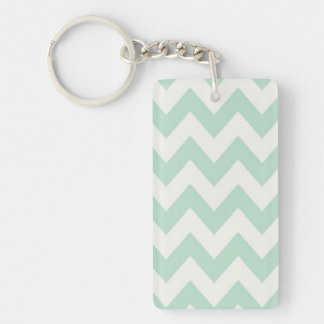 Licht groen Chevron AcrylSleutelhanger Sleutelhanger