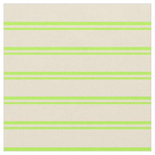 Licht groen en beige striped Patroon Stof (Close Up)
