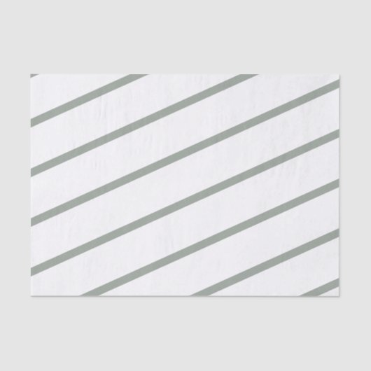 Licht groen en wit gestript tissuepapier (Voorkant)