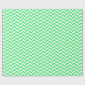 Licht groen en wit omslagpapier cadeaupapier (Vlak)