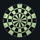 Licht groen en zwart dartbord<br><div class="desc">Light Green and Black Dart Board</div>