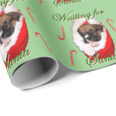 Licht groen kerstcadeaupapier voor kerstcadeautjes cadeaupapier (Rol Hoek)