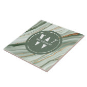 Licht Groen Marmeren Tegel Zee Groen Blauwgroen Tegeltje (Zijkant)