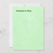 Licht groen met Vrijgezellenfeest voor hart en gro Kaart (Achterkant)