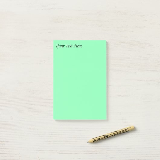 Licht groen om lijst te doen post-it® notes (Op bureau)