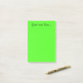Licht groen om lijst te doen post-it® notes (Op bureau)