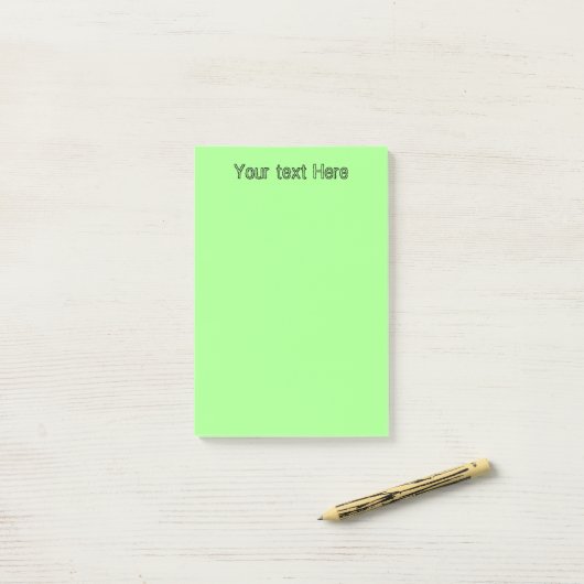 Licht groen om lijst te doen post-it® notes (Op bureau)