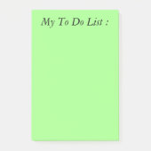 Licht groen om lijst te doen post-it® notes (Voorkant)