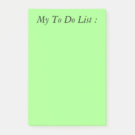 Licht groen om lijst te doen post-it® notes