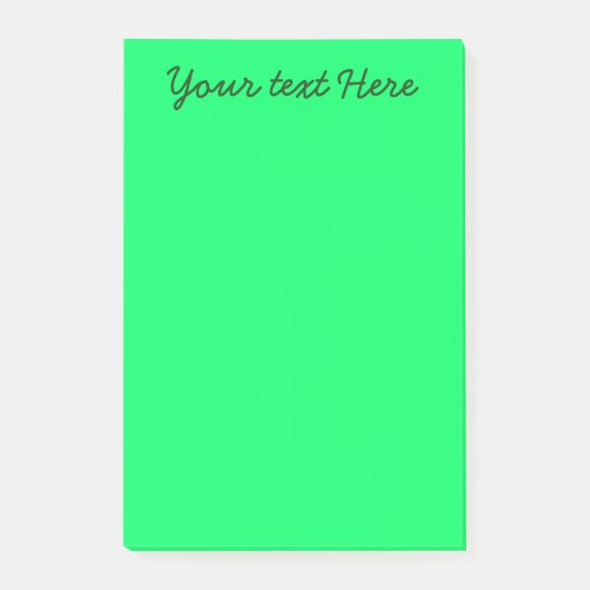 Licht groen om lijst te doen post-it® notes (Voorkant)