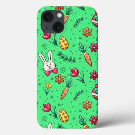 Licht groen pasterpatroon telefoondraagtas Case-Mate iPhone case
