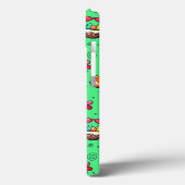 Licht groen pasterpatroon telefoondraagtas Case-Mate iPhone case (Achterkant / Links)