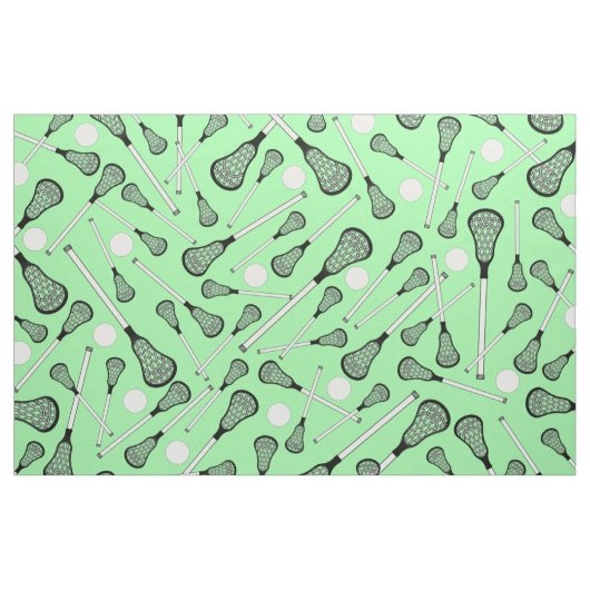 Licht groen patroon lacrosse stof (Yard (91,4 cm))