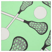Licht groen patroon lacrosse stof (Swatch)