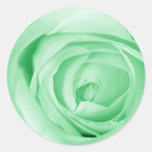 Licht groen ronde sticker (Voorkant)