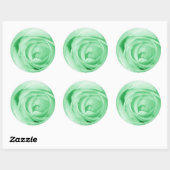 Licht groen ronde sticker (Vel)