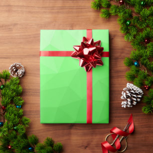 Licht groen verloop geometrisch gaas helder patroo cadeaupapier
