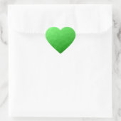 Licht groen verloop geometrisch gaas helder patroo hart sticker (Tas)