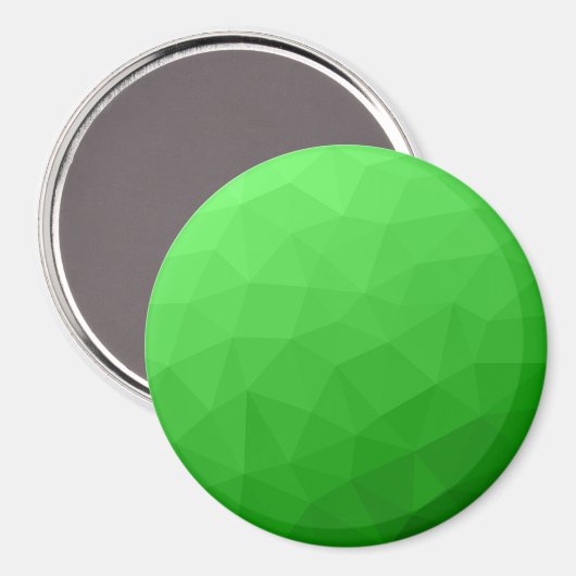 Licht groen verloop geometrisch gaas helder patroo magneet (Voorkant / Achterkant)