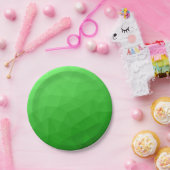 Licht groen verloop geometrisch gaas helder patroo papieren bordje (Feest)