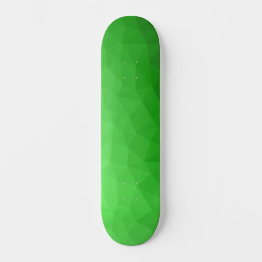Licht groen verloop geometrisch gaas helder patroo persoonlijk skateboard (Voorkant)