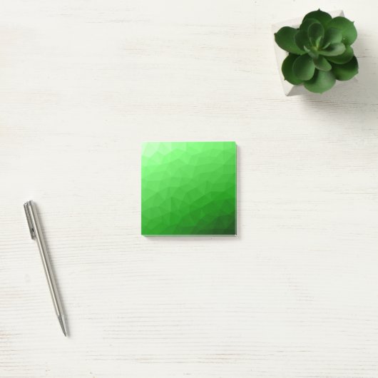 Licht groen verloop geometrisch gaas helder patroo post-it® notes (Kantoor)