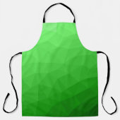 Licht groen verloop geometrisch gaas helder patroo schort (Voorkant)