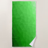 Licht groen verloop geometrisch gaas helder patroo strandlaken (Voorkant)