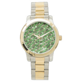 Licht groen wandeffect en welke zeepbellen? horloge