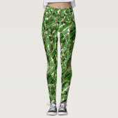 Licht groen wandeffect en welke zeepbellen? leggings (Voorkant)