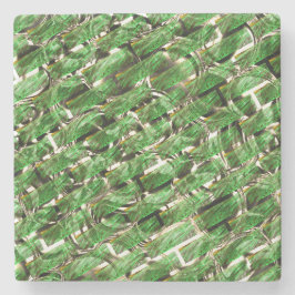 Licht groen wandeffect en welke zeepbellen? stenen onderzetter