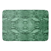 Licht groene slang huidafdruk badmat (Voorkant)