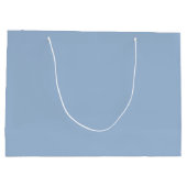 Licht Hemelsblauw Grote Gift Bag Groot Cadeauzakje (Achterkant)