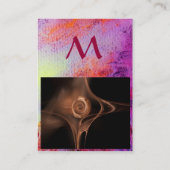 LICHT HERINNERINGEN MONOGRAM VISITEKAARTJE (Achterkant)