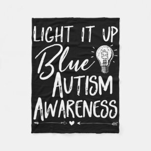 Licht het blauwe autisme op dat ik blauw Draag voo Fleece Deken