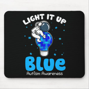Licht het blauwe schimmeltje op Autisme Autisme Aw Muismat