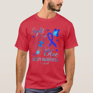 Licht het blauwe Shirt voor autisme op Puzzle Pie