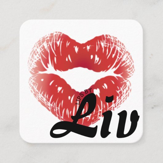 Licht het eenvoudig vierkante visitekaartje (Voorkant)